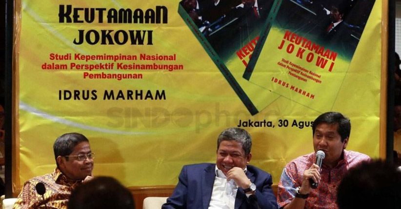 Open House Lebaran, Idrus Marham Bagikan 2.000 Buku Keutamaan Jokowi