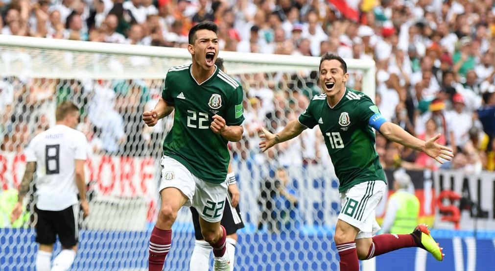 Hasil Babak I: Lozano Bawa Meksiko Ungguli Jerman