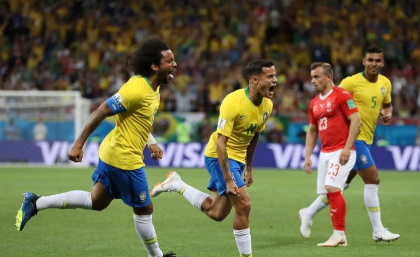 Hasil Babak I: Gol Indah Coutinho Bawa Timnas Brasil Ungguli Swiss