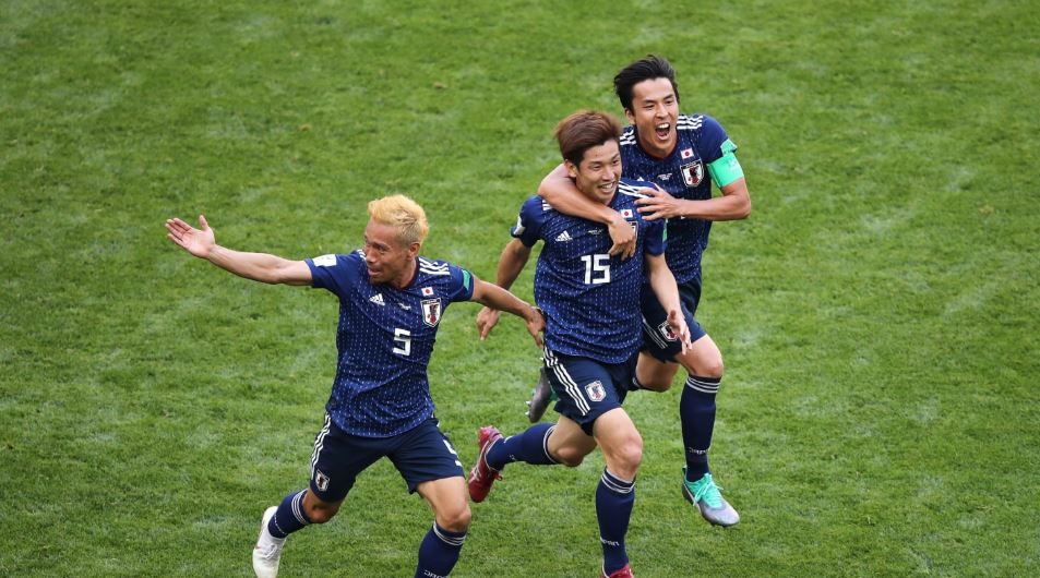 Hasil Piala Dunia 2018: Jepang Kalahkan 10 Pemain Kolombia