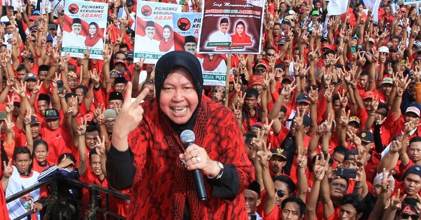 Jadi Juru Kampanye, Risma: 27 Juni Bangun Pagi, Coblos Gus Ipul-Puti