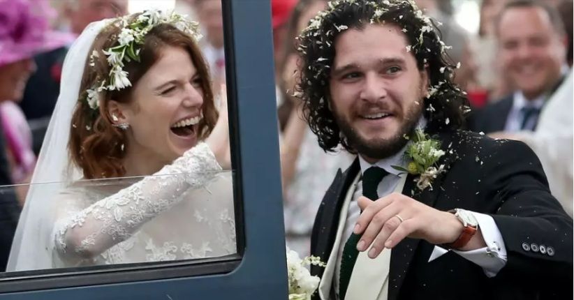 Kit Harington dan Rose Leslie Resmi Menikah di Skotlandia