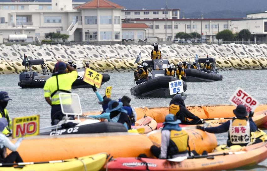 Jepang Reklamasi Pantai untuk Pindahkan Pangkalan AS, Warga Demo