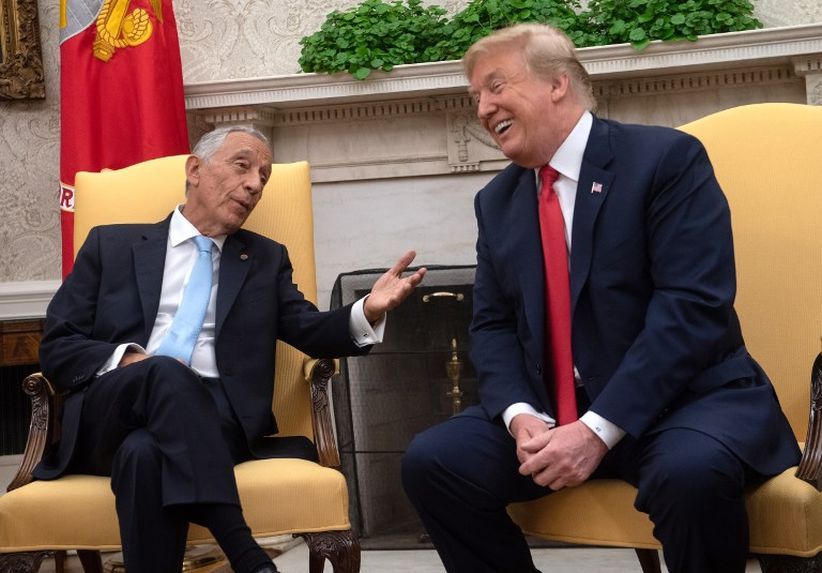 Ketika Trump dan Presiden Portugal Bercanda soal Cristiano Ronaldo