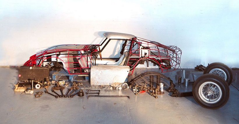 Koleksi Suku Cadang Ferrari 250 GTO Langka Dilelang
