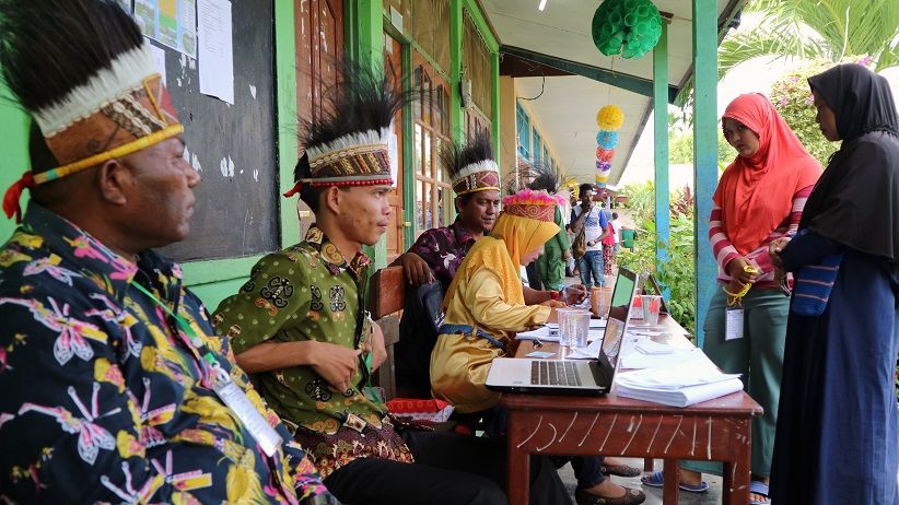 KPU Biak Numfor Tunda Pleno Rekapitulasi Penghitungan Suara