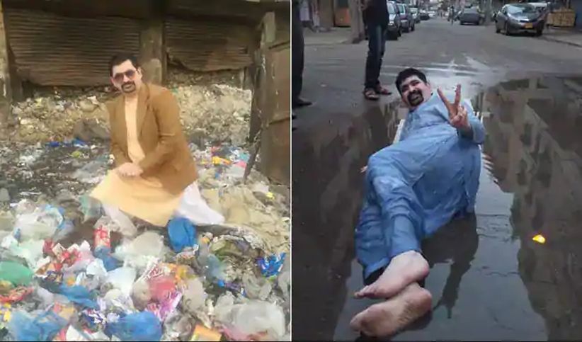 Politikus Ini Duduk di Sampah dan Minum Air Jalanan agar Menang Pemilu