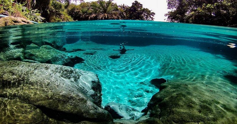 Keindahan Alami Kolam Umbul Manigom Simalungun, Bening seperti Cermin