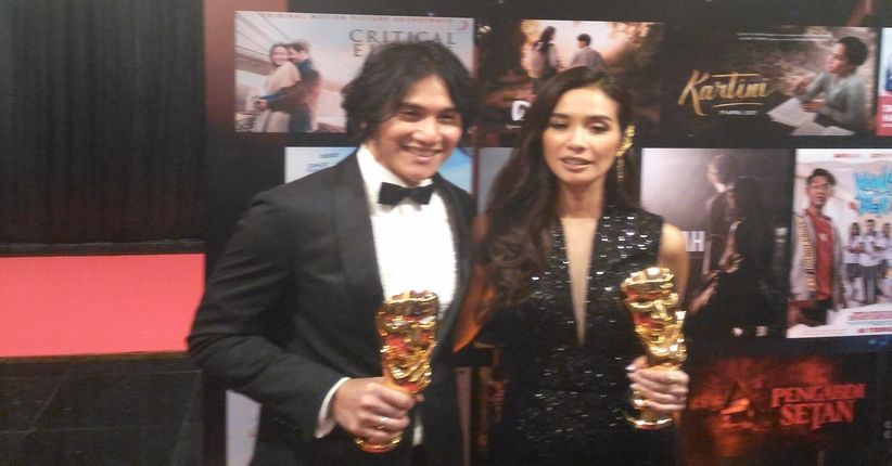 Vino G Bastian & Marsha Timothy Boyong Piala Pemeran Utama IMA Awards