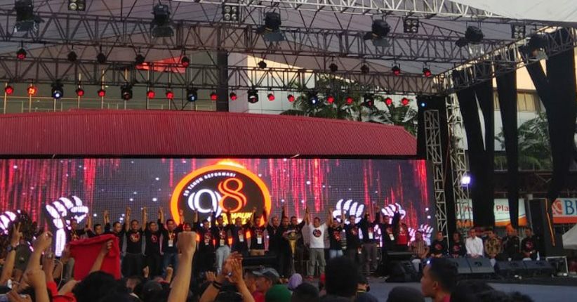 Aktivis 98 Deklarasikan Jokowi Capres, Teriakan 2 Periode Bergemuruh