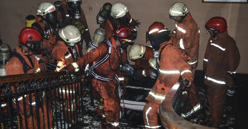 Kebakaran, Asap Tebal Penuhi Semua Lantai Gedung Kemenhub