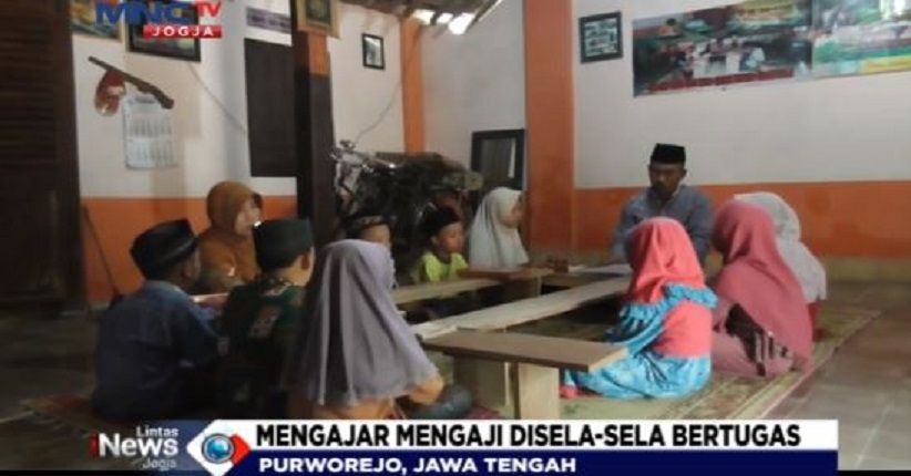 Kisah Aiptu Zaeni, Polisi di Purworejo yang Mengajar Anak-Anak Mengaji
