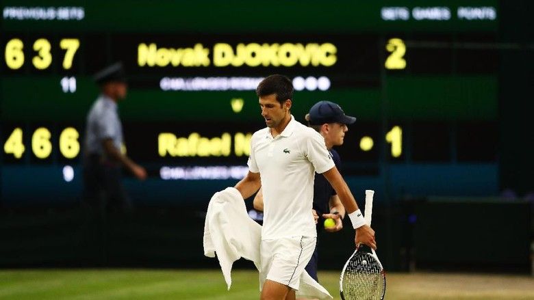Pertandingan Sempat Tertunda, Djokovic Akhirnya Kalahkan Nadal