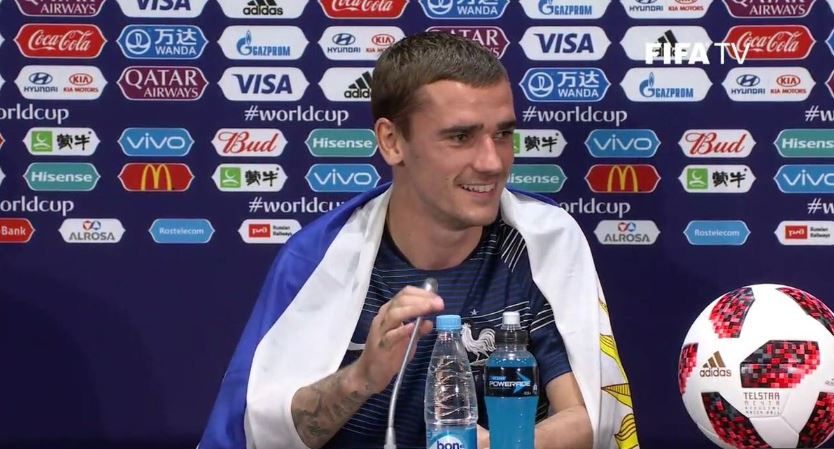 Ini Alasan Griezmann Pakai Bendera Uruguay usai Prancis Juara Dunia
