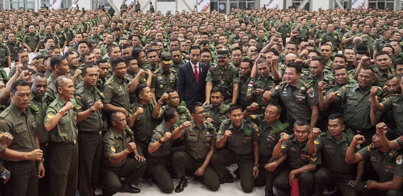 Jokowi: Kenaikan Tunjangan Babinsa Sudah Cair Juli Ini