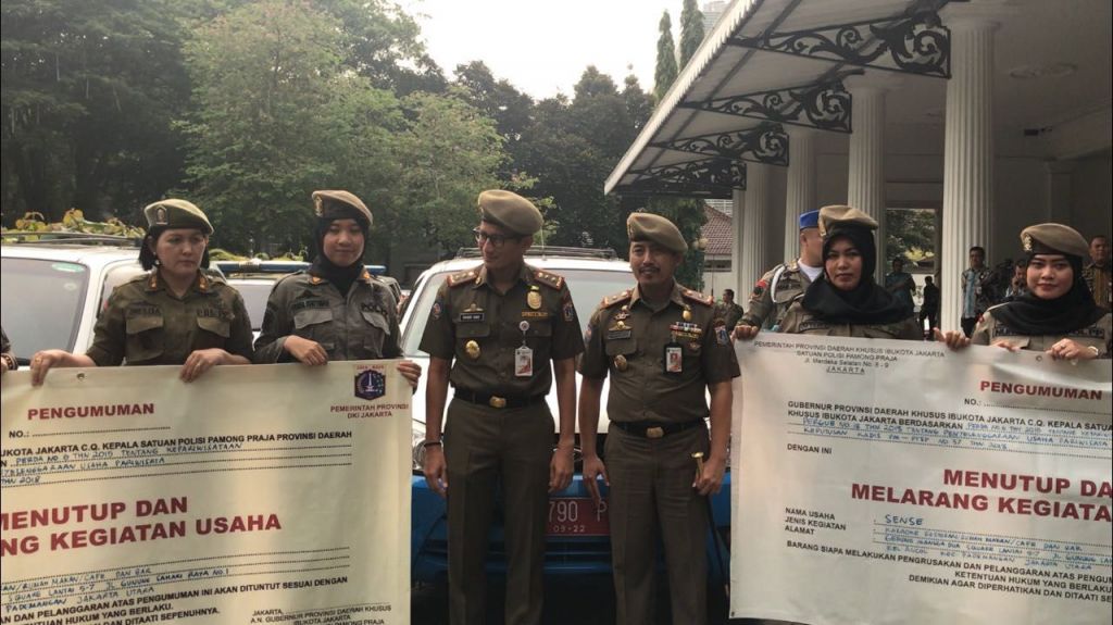 Sandi Gencar Patroli Cegah Vandalisme di Trotoar Thamrin-Sudirman
