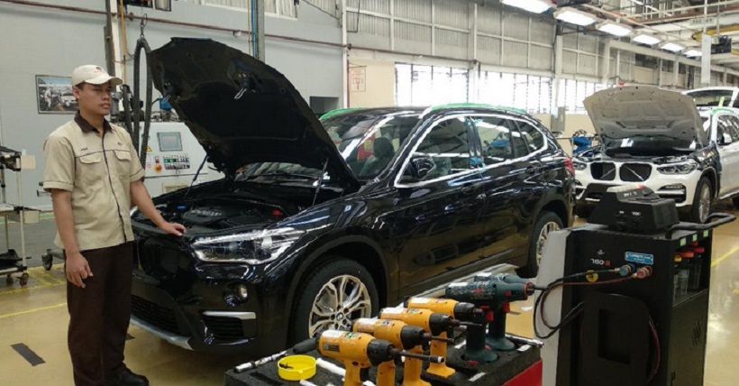 Mengintip Pabrik Perakitan Mobil BMW di Jakarta Utara
