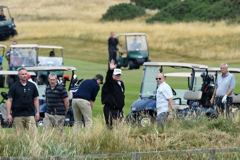 Petugas Paspampres AS Meninggal Setelah Mengawal Trump di Skotlandia