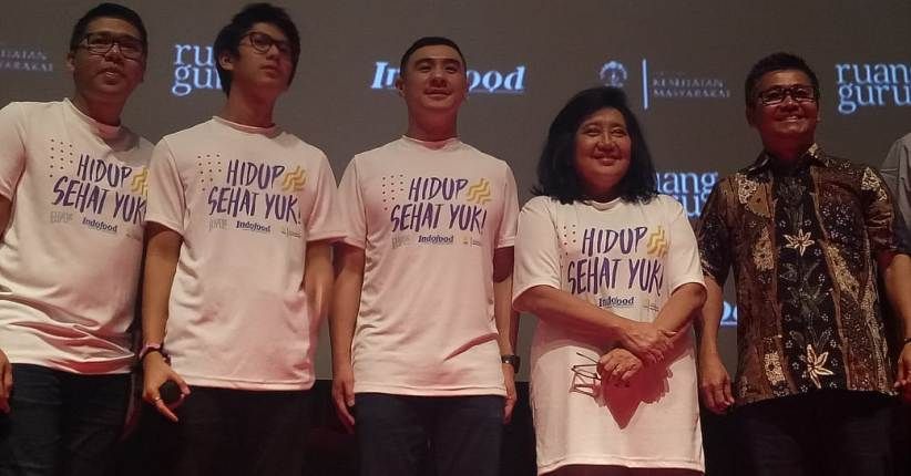 Serunya Peluncuran Program Hidup Sehat Yuk! dari Indofood & Ruangguru