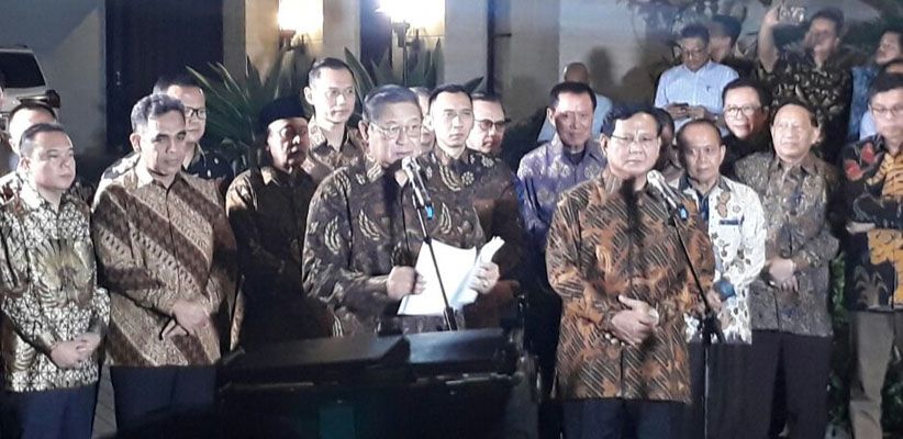 Ini 3 Topik Utama yang Dibahas dalam Pertemuan SBY dan Prabowo