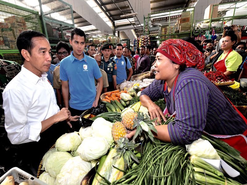 Jokowi Harap Pasar Tradisional Bisa Bersaing dengan yang Modern