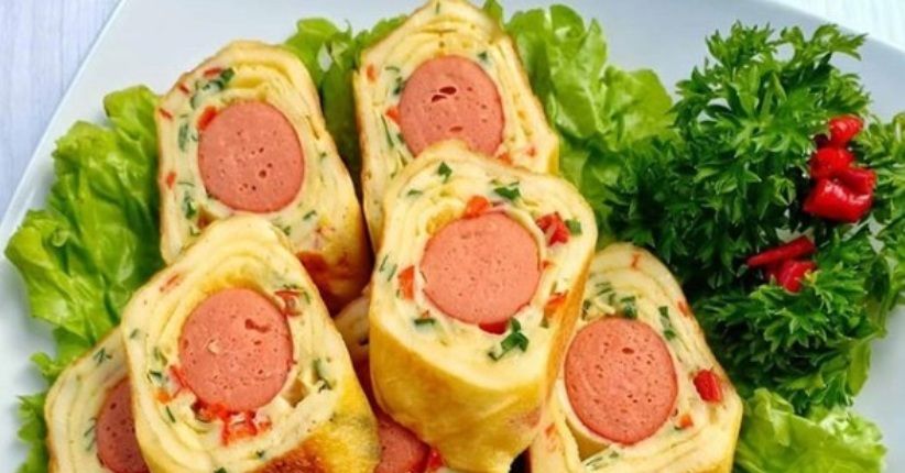 Ada Stok Telur di Rumah, Yuk Berkreasi Dibikin Dadar Gulung Sosis