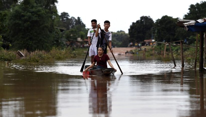 Bendungan PLTA di Laos Jebol, Banjirnya Sampai Kamboja