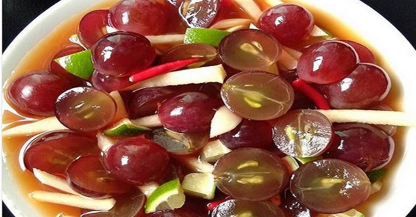 Yuk, Membuat Asinan Anggur dan Bengkuang Segar