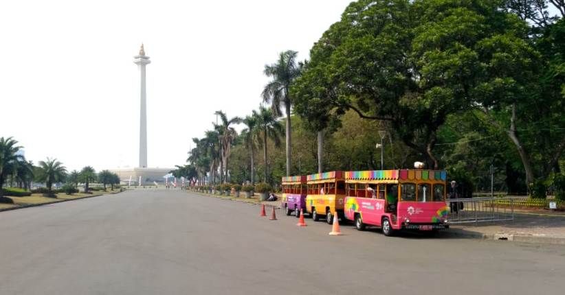 Asian Games 2018, Monas Akan Terlihat Indah dengan Lampu Warna-warni