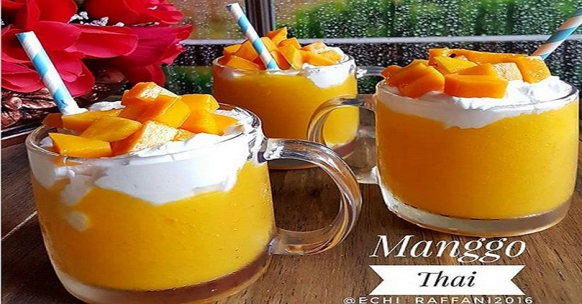 Minuman Hits Anak Milenial, Jus Mangga ala Thailand