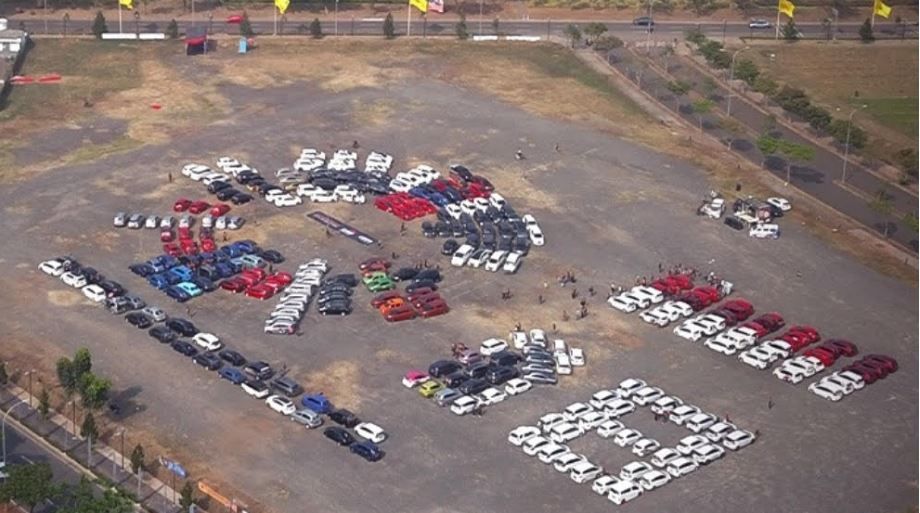 Komunitas Mobil Bikin Konfigurasi Asian Games 2018 