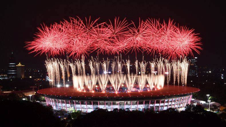 Teriakan Indonesia Bergema dari Kontingen Tim Nasional di SUGBK