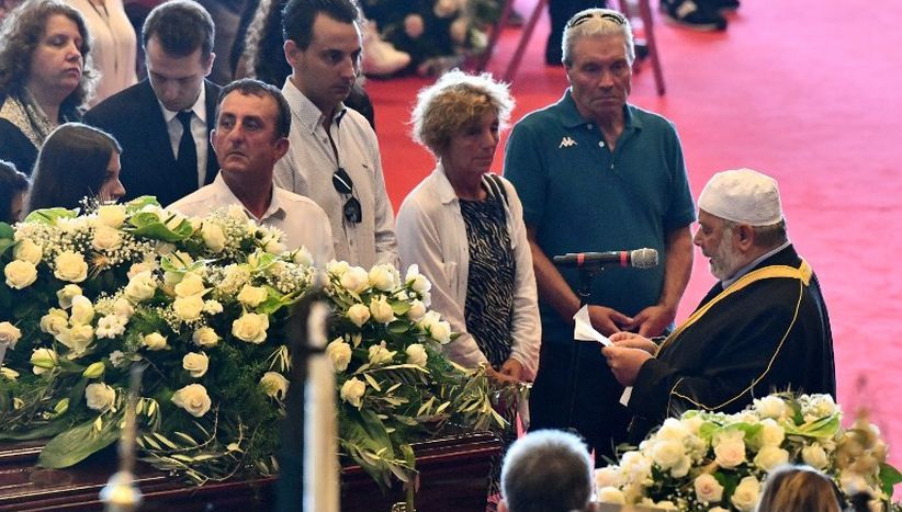 Lantunan Allahu Akbar Menggema di Pemakaman Korban Jembatan Genoa