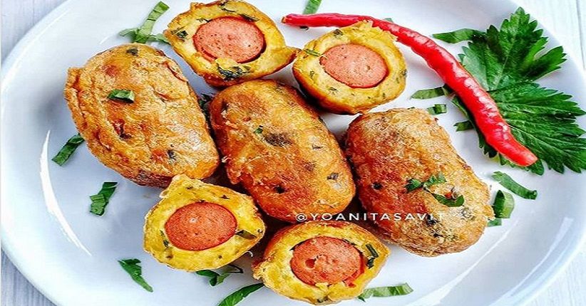 Pengganti Nasi, Yuk Cicipi Perkedel Kentang Isi Sosis