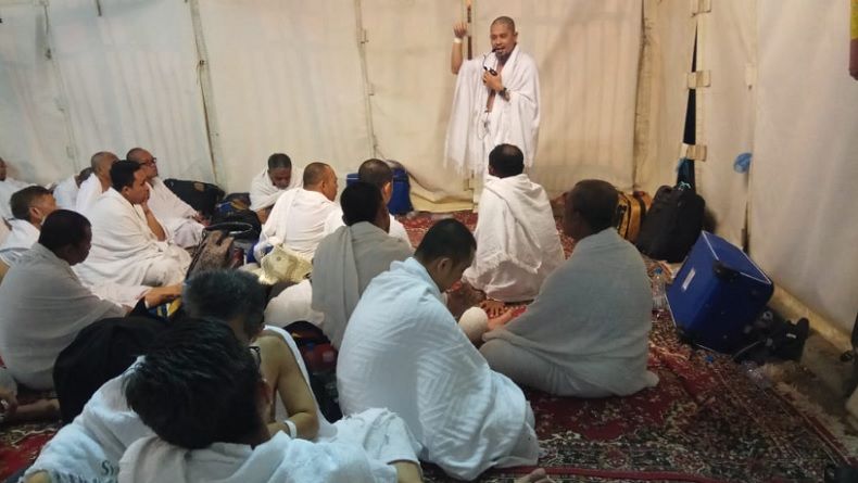 Badai Pasir dan Hujan Deras Terjang Arafah Jelang Wukuf