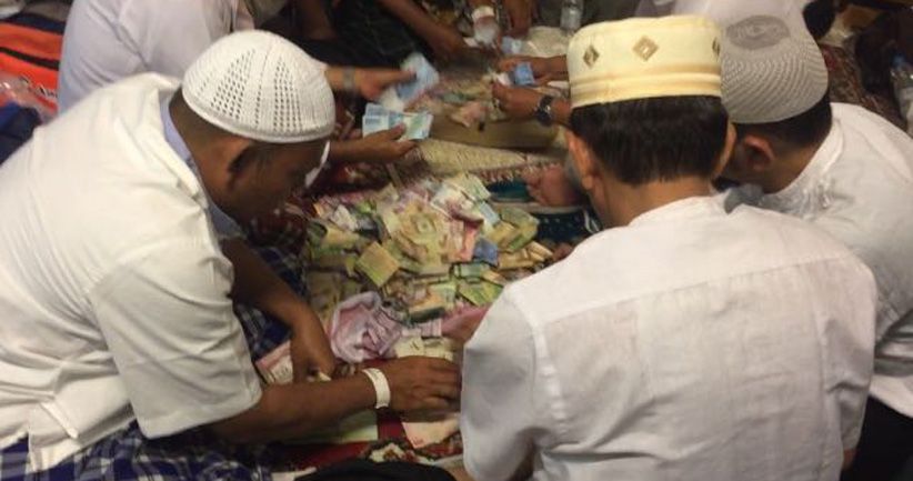 Peduli Korban Gempa Lombok, Jamaah Haji Indonesia Kumpulkan Sumbangan