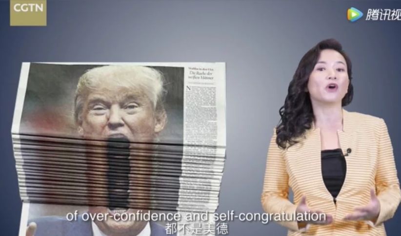 Stasiun Televisi China Tarik Video yang Menghina Donald Trump