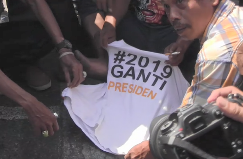 Aksi #2019GantiPresiden Dicap Terlarang, Ini Kata Relawan