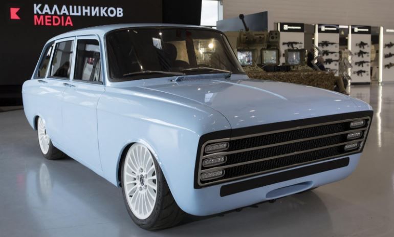 Perusahaan Senjata Rusia Bikin Mobil Listrik Bergaya Retro