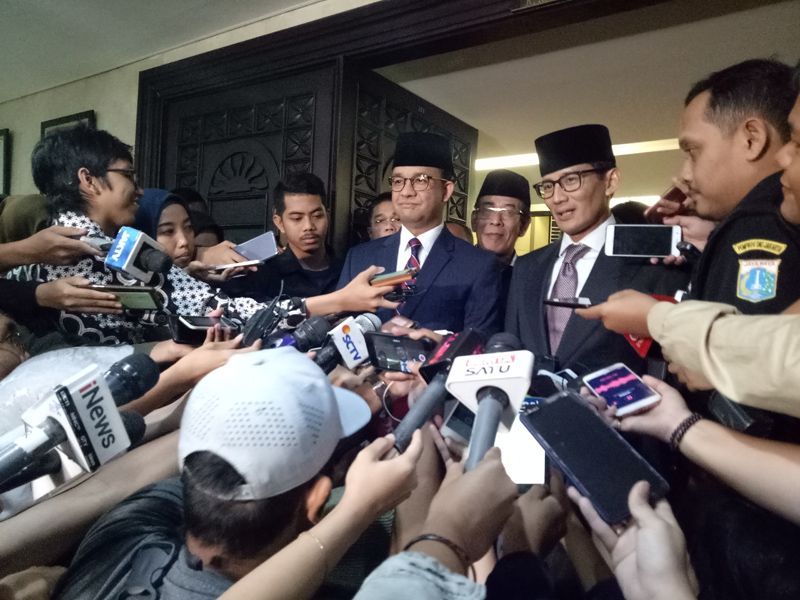 Ditinggal Sandiaga, Anies Pastikan Tetap Penuhi Janji Kampanye 2017
