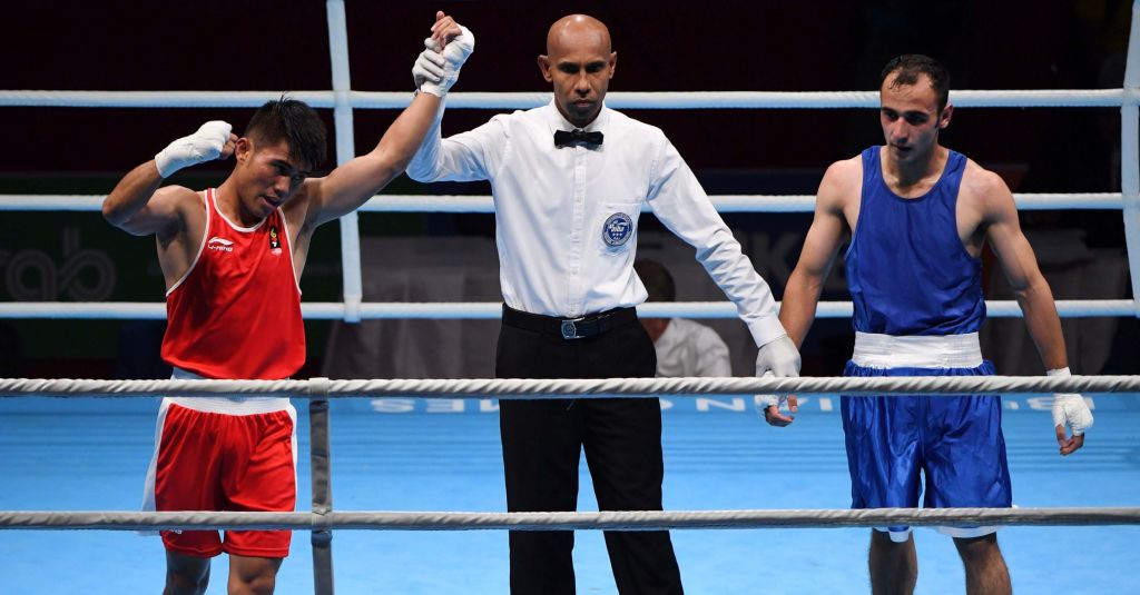 Kericuhan Terjadi di Laga Perempat Final Tinju Indonesia Lawan Irak