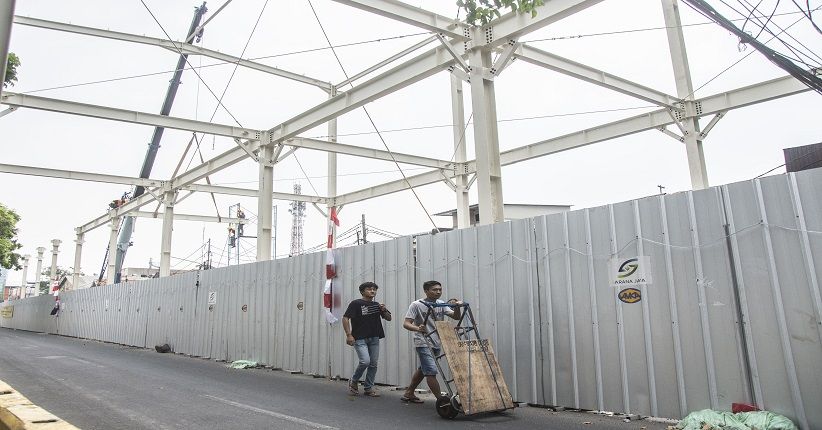 Pembangunan Sky Bridge Tanah Abang Diprediksi Rampung Sesuai Jadwal