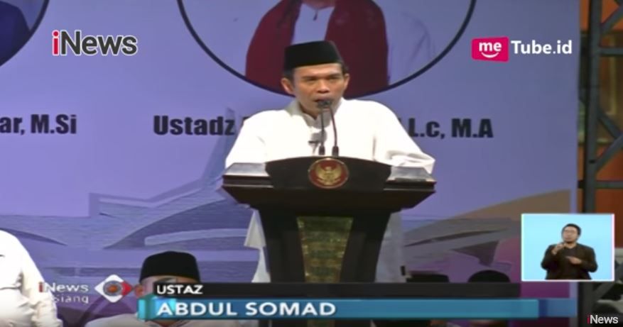 Tanpa Alasan Jelas, Ustaz Abdul Somad Batal Ceramah di MAJT Semarang