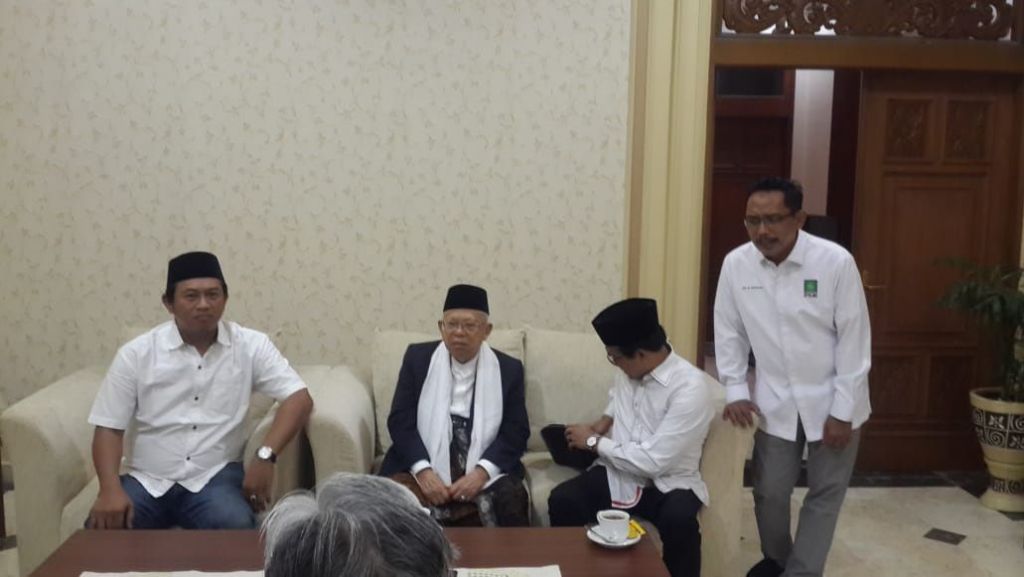 2 Hari KH Ma'ruf Amin Safari Politik ke Sejumlah Pesantren di Jatim