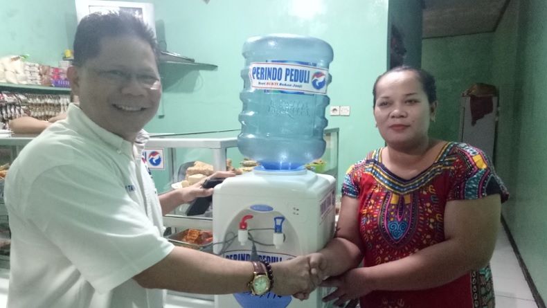 Bagi Dispenser di Condet, Perindo: Warteg Pahlawan Ekonomi Mikro