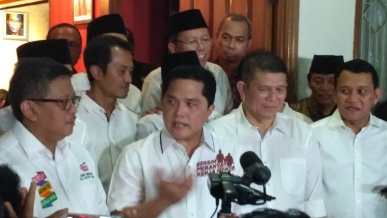 Tim Kampanye Jokowi-Ma'ruf Gelar Rapat Perdana Bersama Erick Thohir
