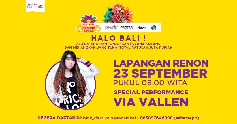 Ribuan Peserta Siap Meramaikan Festival Pesona Lokal Bali