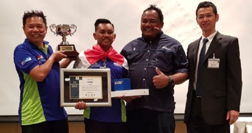 Mekanik Indonesia Juarai Service Suzuki Motorcycle Skill Asia 2018