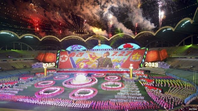 Ini Alasan Tak Ada Rudal Balistik di Parade Militer HUT ke-70 Korut