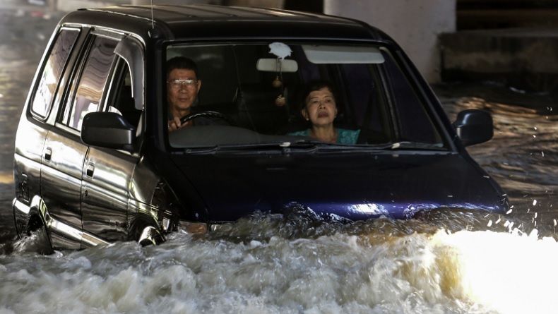 Penampakan Terowongan Apron Kemayoran yang 2 Hari Terendam Air
